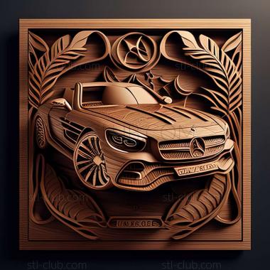 3D мадэль Mercedes Benz SL (STL)